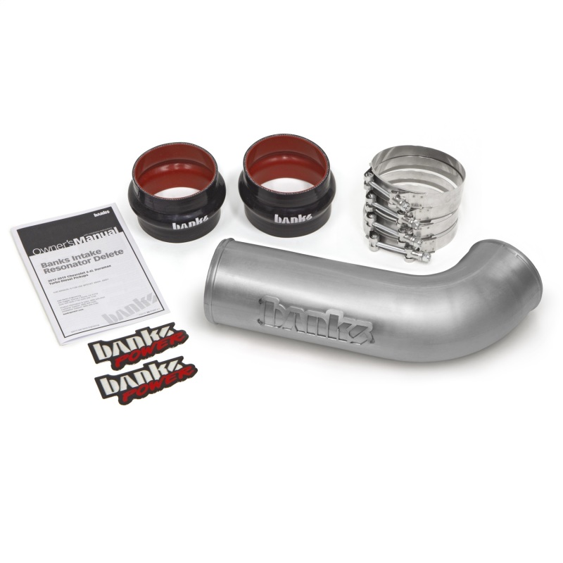 Chevrolet 3500 Intake Resonator Delete - Banks Power - 4-inch constant-diameter piece - Natural - `17-`19 Chevrolet 3500 Intake Resonator Delete - Banks Power - 4-inch constant-diameter piece - Natural - `17-`19